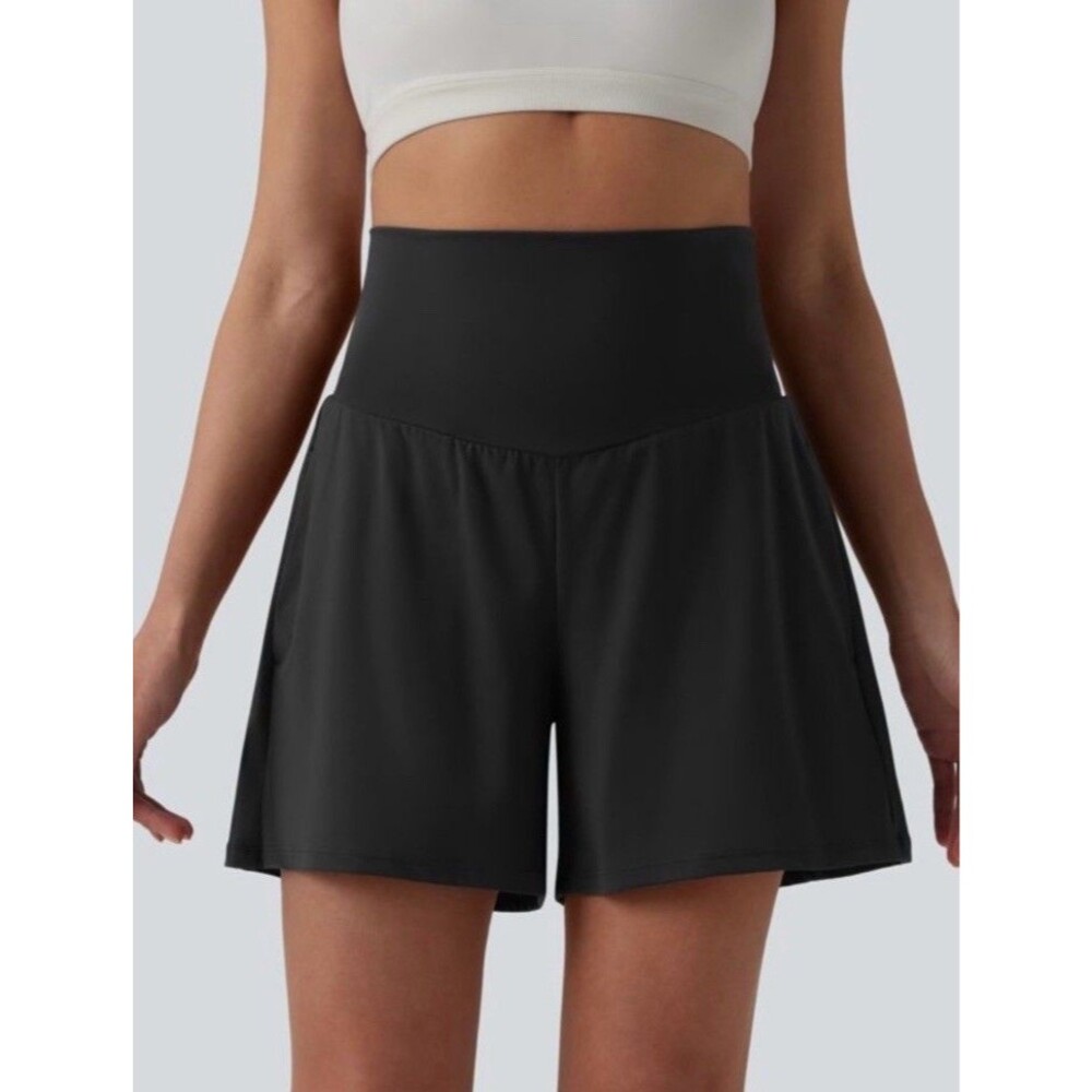Halara SoftlyZero™ Airy Athletic Shorts 7” Inseam Women’s Size XL Black